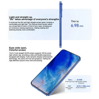 Huawei nova 12, 8GB+256GB, Screen Fingerprint Identification, 6.7 inch HarmonyOS 4.0 Octa Core, Network: 4G, NFC, OTG, Not Support Google Play(Blue) - Huawei Mate & P by Huawei | Online Shopping South Africa | PMC Jewellery | Buy Now Pay Later Mobicred