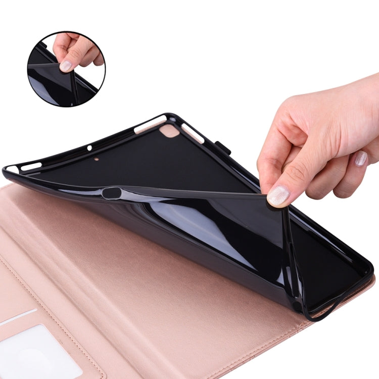 For iPad Pro 13 2024 Big Butterfly Embossed Leather Tablet Case(Rose Gold) - iPad Pro 13 2024 Cases by PMC TechLife | Online Shopping South Africa | PMC TechLife | Buy Now Pay Later Mobicred