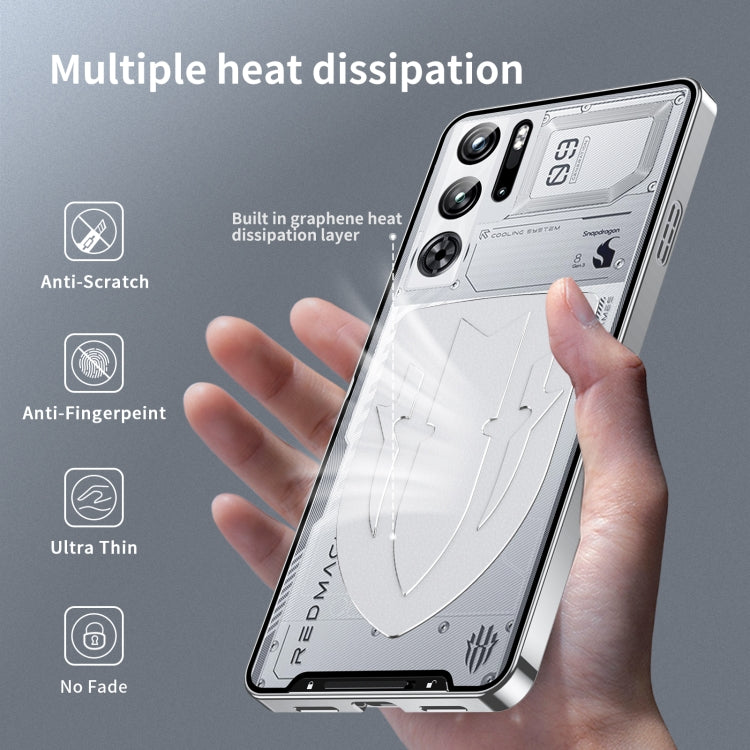 For ZTE nubia Red Magic 9 Pro Metal Cooling Phone Case(Silver) - ZTE Cases by PMC TechLife | Online Shopping South Africa | PMC TechLife | Buy Now Pay Later Mobicred