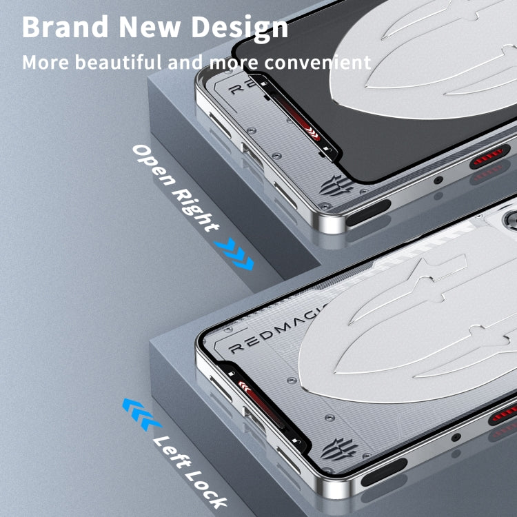 For ZTE nubia Red Magic 9 Pro Metal Cooling Phone Case(Silver) - ZTE Cases by PMC TechLife | Online Shopping South Africa | PMC TechLife | Buy Now Pay Later Mobicred