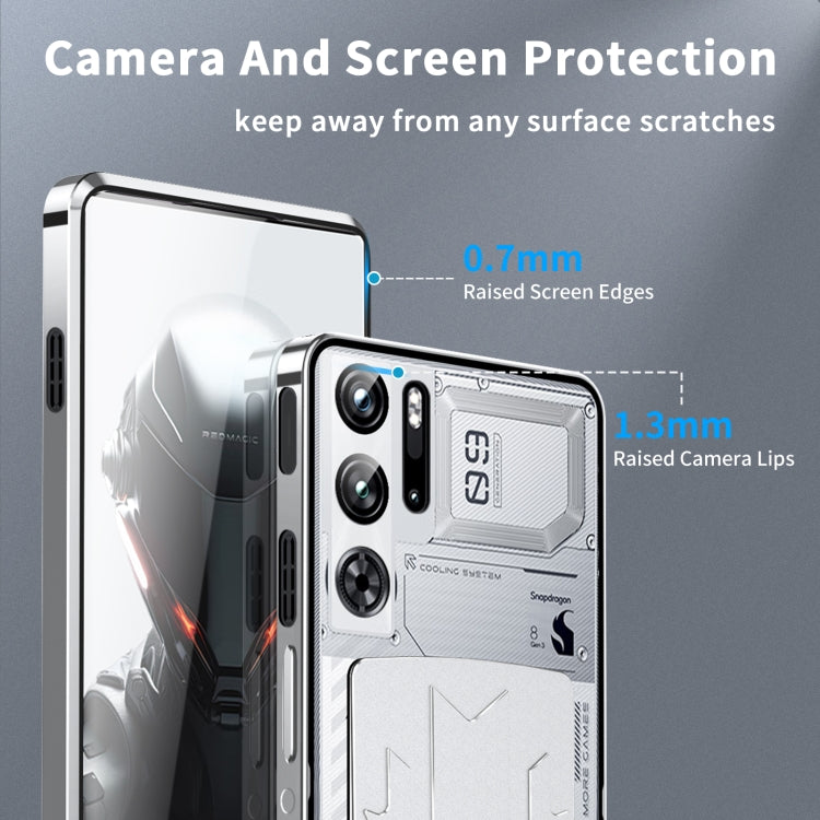 For ZTE nubia Red Magic 9 Pro Metal Cooling Phone Case(Silver) - ZTE Cases by PMC TechLife | Online Shopping South Africa | PMC TechLife | Buy Now Pay Later Mobicred
