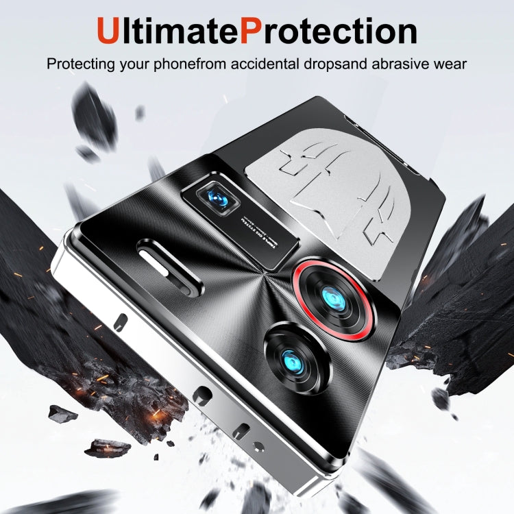 For ZTE nubia Z60 Ultra Metal Cooling Phone Case(Silver) - ZTE Cases by PMC TechLife | Online Shopping South Africa | PMC TechLife | Buy Now Pay Later Mobicred