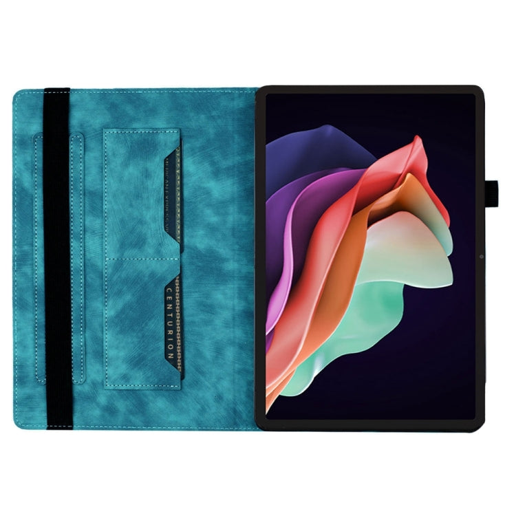 For Lenovo Tab P12 / Xiaoxin Pad Pro 12.7 Butterfly Cat Embossing Leather Tablet Case(Sky Blue) - Lenovo by PMC TechLife | Online Shopping South Africa | PMC TechLife | Buy Now Pay Later Mobicred