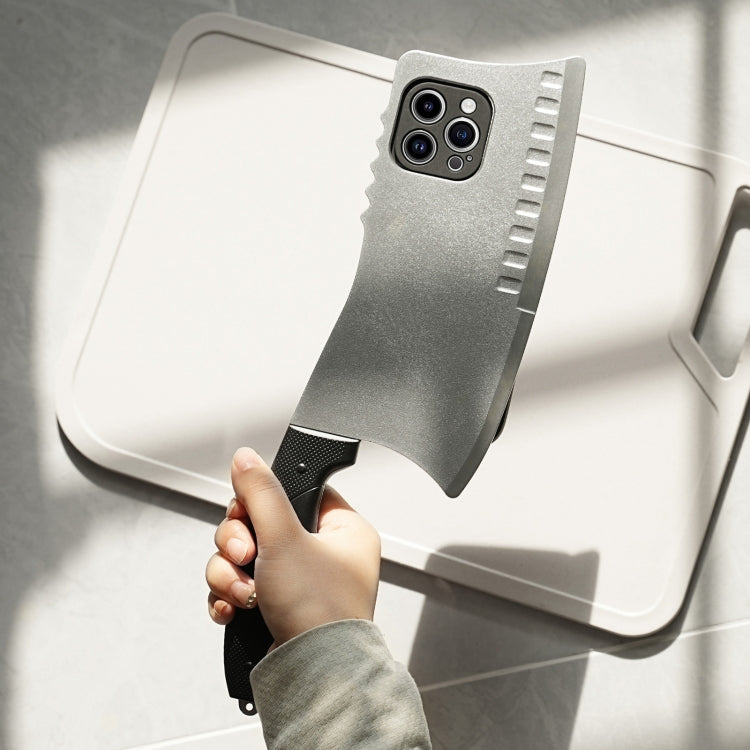 For iPhone XR Simulated Kitchen Knife TPU + PC Phone Case(Silver) - free shipping - PMC TechLife - Order now!