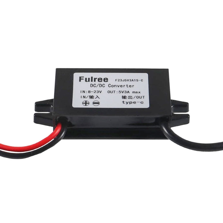 12V to 5V 3A Car Power Converter DC Module Voltage Regulator, Style:2 in 1 Dual USB Female - Car Modification by PMC TechLife | Online Shopping South Africa | PMC TechLife | Buy Now Pay Later Mobicred
