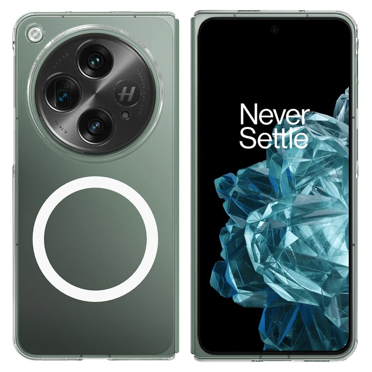 For OnePlus Open Scratchproof PC Transparent MagSafe Phone Case - OnePlus Cases by PMC TechLife | Online Shopping South Africa | PMC TechLife