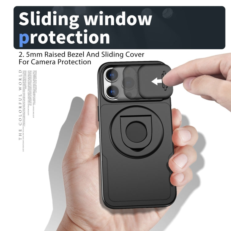 For iPhone 12 Camshield MagSafe Ring Holder Armor Phone Case(Black) - free shipping - PMC TechLife - Order now!