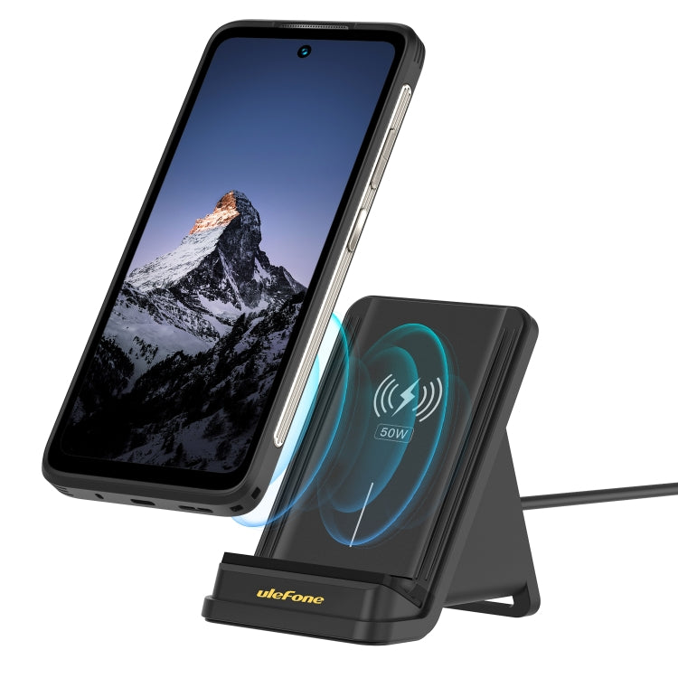 Ulefone WCS01 50W Air-cooled Wireless Charger Stand(Black) - free shipping - PMC Jewellery - Order now!