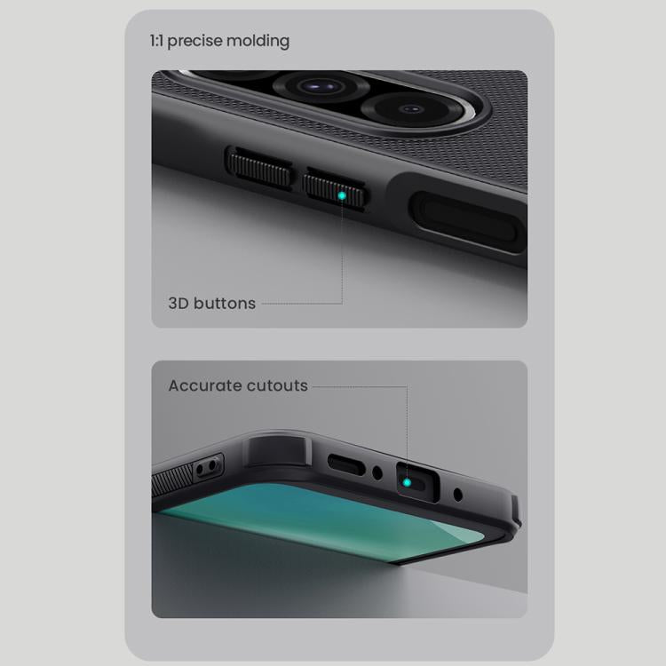 For Samsung Galaxy A26 5G NILLKIN Frosted Shield Pro Magnetic Phone Case(Black) - Galaxy Phone Cases by NILLKIN | Online Shopping South Africa | PMc TechLife | Buy Now Pay Later Mobicred