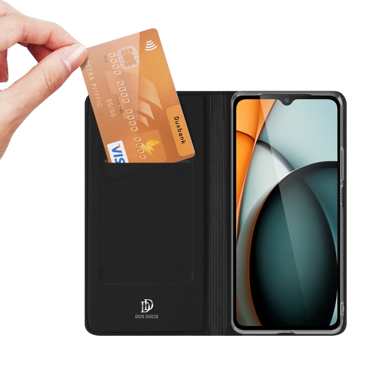 For Xiaomi Redmi A3 DUX DUCIS Skin Pro Series Flip Leather Phone Case(Black) - free shipping - PMC TechLife - Order now!