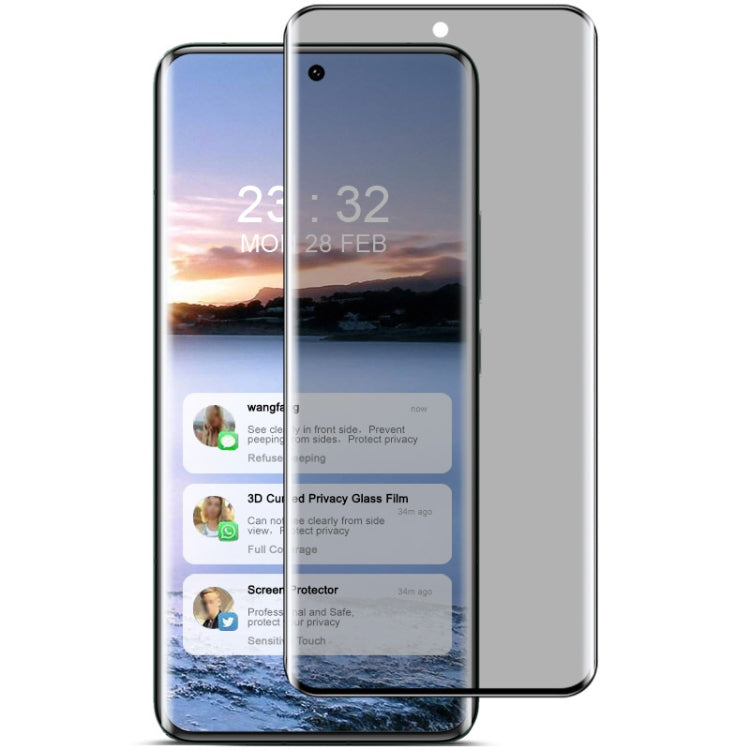 For Xiaomi 14 Pro 5G IMAK 3D Curved Privacy Anti-glare Tempered Glass Film - 14 Pro Tempered Glass by imak | Online Shopping South Africa | PMC Jewellery | Buy Now Pay Later Mobicred