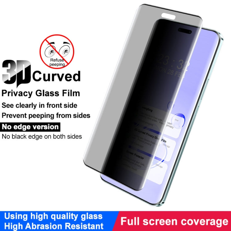For Honor Magic6 Pro 5G imak No Edge Version 3D Curved Privacy Full Screen Tempered Glass Film - Honor Tempered Glass by imak | Online Shopping South Africa | PMC TechLife | Buy Now Pay Later Mobicred