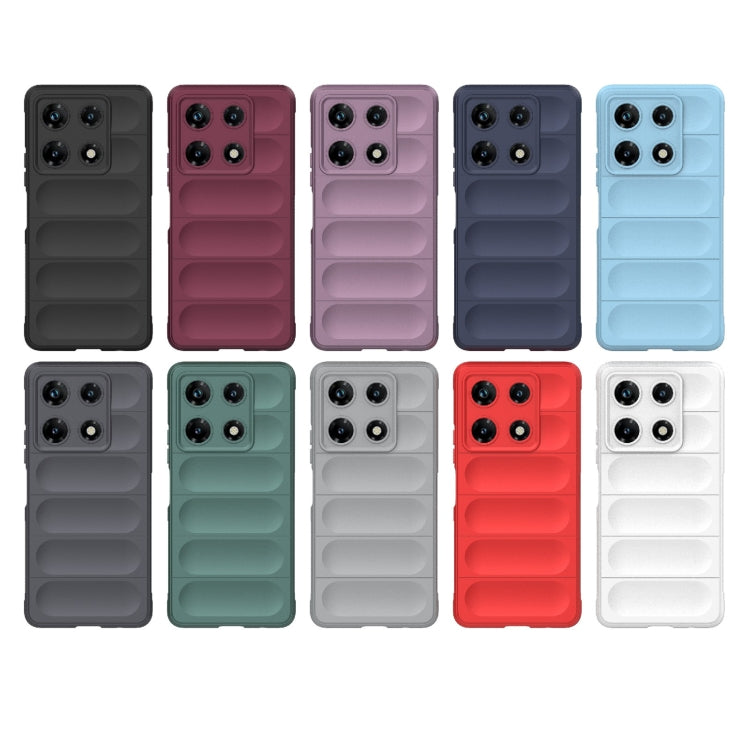 For Infinix Note 30 Pro X6788 Magic Shield TPU + Flannel Phone Case(Dark Green) - Infinix Cases by PMC TechLife | Online Shopping South Africa | PMC TechLife | Buy Now Pay Later Mobicred