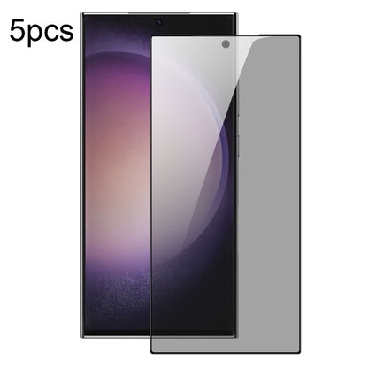 For Samsung Galaxy S24 Ultra 5G 5pcs DUX DUCIS 0.33mm 9H High Aluminum Anti-spy HD Tempered Glass Film - Galaxy S24 Ultra 5G Tempered Glass by DUX DUCIS | Online Shopping South Africa | PMC Jewellery | Buy Now Pay Later Mobicred