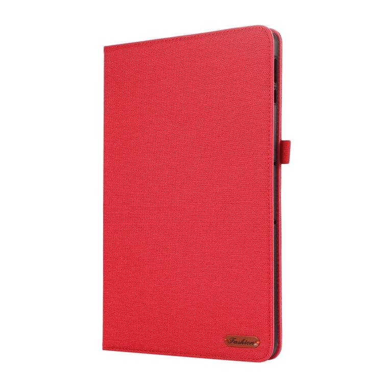 For Honor Pad 9 Fabric Texture Horizontal Flip Leather Tablet Case(Red) - free shipping - PMC TechLife - Order now!