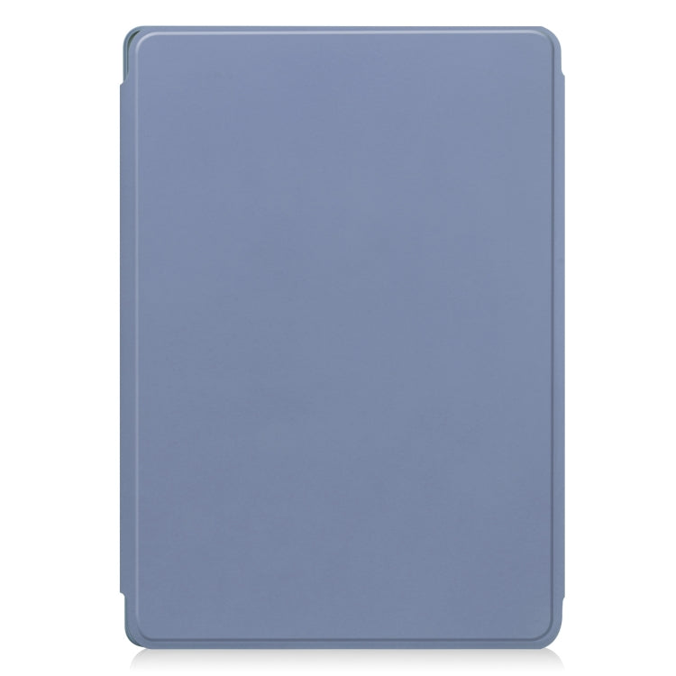 For Lenovo Tab M11/Xiaoxin Pad 11 2024 360 Rotation Transparent Smart Leather Case with Keyboard(Lavender) - free shipping - PMC Jewellery - Order now!