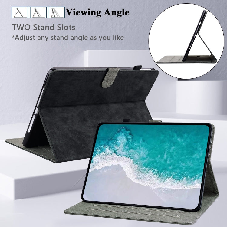 For Amazon Kindle Paperwhite 5 2024 Tiger Pattern Flip Leather Tablet Case(Black) - free shipping - PMC Jewellery - Order now!