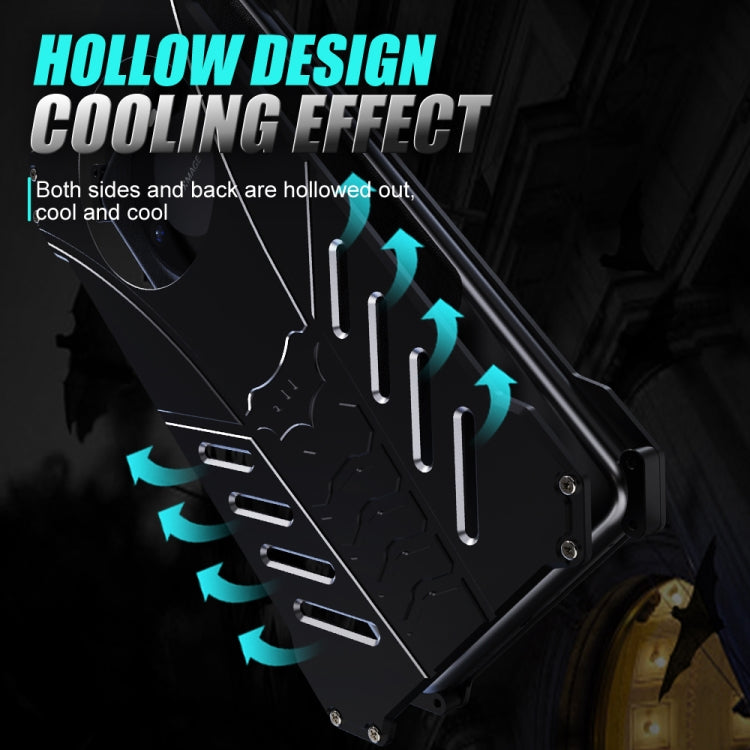 For Huawei Mate 60 R-JUST Batman Metal Mobile Phone Protective Case(Black) - Huawei Cases by R-JUST | Online Shopping South Africa | PMC TechLife | Buy Now Pay Later Mobicred