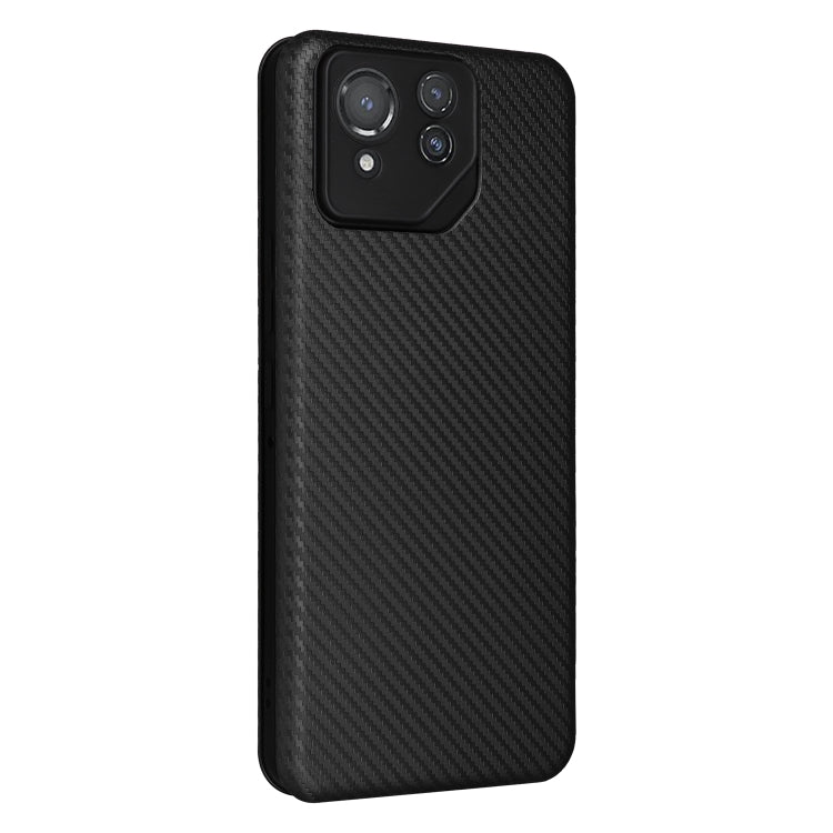 For ASUS ROG Phone 8 Pro Carbon Fiber Texture Flip Leather Phone Case(Black) - free shipping - PMC TechLife - Order now!