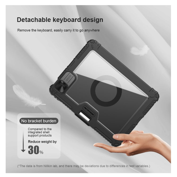 For iPad Pro 11 2024 Nillkin Backlit Version Bumper Link Keyboard Case - free shipping - PMC Jewellery - Order now!