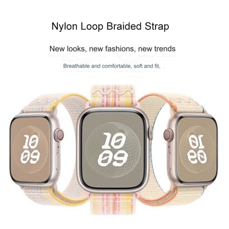 For Apple Watch SE 2022 44mm Loop Nylon Watch Band(Midnight) - free shipping - PMC TechLife - Order now!