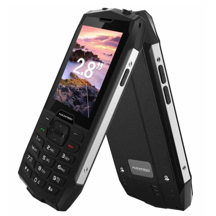 HAMTOD H3 Rugged Phone, EU Version, 2.8 inch T107 ARM CortexTM A7 Quad-core 1.0GHz, Network: 4G, VoLTE, BT, SOS(Silver) - Other by HAMTOD | Online Shopping South Africa | PMC Jewellery | Buy Now Pay Later Mobicred