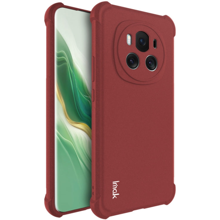 For Honor Magic6 5G imak Shockproof Airbag TPU Phone Case(Matte Red) - free shipping - PMC Jewellery - Order now!