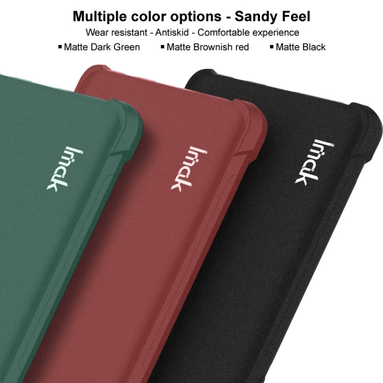 For Honor Magic6 5G imak Shockproof Airbag TPU Phone Case(Matte Red) - free shipping - PMC Jewellery - Order now!