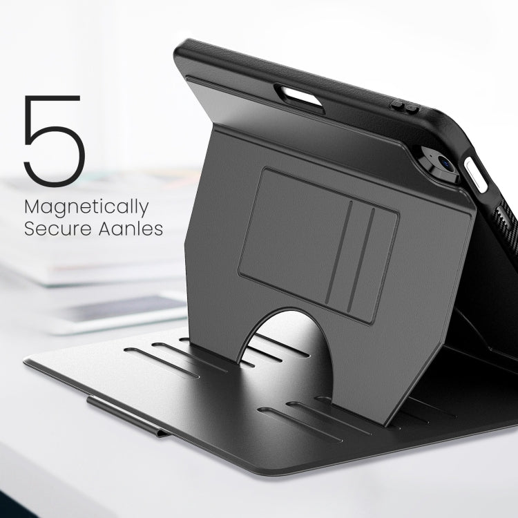 For iPad Air 11 2025 / 2024 Notebook Magnetic Leather Tablet Case(Black) - iPad Air 11 2025 / 2024 Cases by PMC TechLife | Online Shopping South Africa | PMC TechLife | Buy Now Pay Later Mobicred