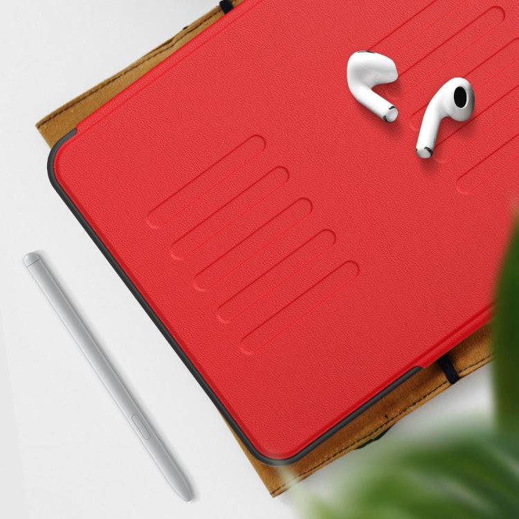 For iPad Pro 11 2024 Notebook Magnetic Leather Tablet Case(Red) - iPad Pro 11 2024 Cases by PMC TechLife | Online Shopping South Africa | PMC TechLife | Buy Now Pay Later Mobicred