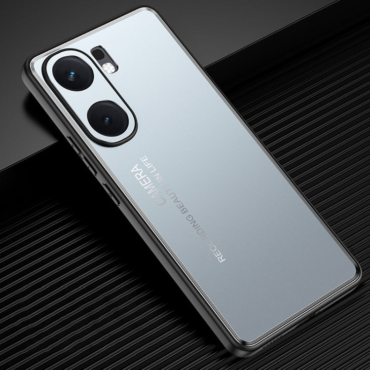 For vivo iQOO Neo 9 Frosted Metal Phone Case(Blue) - vivo Cases by PMC TechLife | Online Shopping South Africa | PMC TechLife | Buy Now Pay Later Mobicred