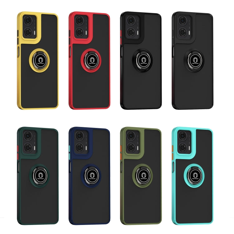 For Motorola Moto G24 / G04 Q Shadow 1 Series TPU + PC Phone Case with Ring(Red) - Motorola Cases by PMC TechLife | Online Shopping South Africa | PMC TechLife | Buy Now Pay Later Mobicred