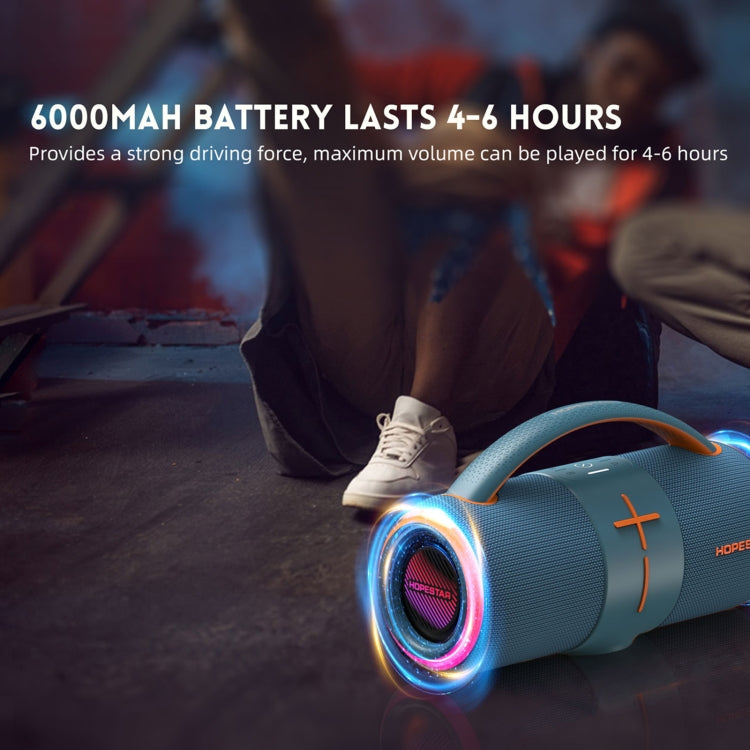 HOPESTAR H68 50W Outdoor Portable Waterproof Dazzling Bluetooth Speaker(Black) - free shipping - PMC Jewellery - Order now!