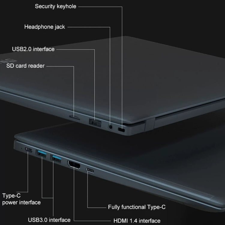 AK15U 15.6 inch Ultrathin Laptop, 12GB+1TB, Windows 10 Intel Processor N95 Quad Core(Dark Grey) - Others by PMC TechLife | Online Shopping South Africa | PMC TechLife | Buy Now Pay Later Mobicred