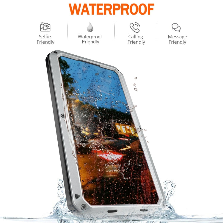 For Samsung Galaxy S24 Ultra 5G Shockproof Life Waterproof Silicone + Zinc Alloy Phone Case(Silver) - Galaxy S24 Ultra 5G Cases by PMC Jewellery | Online Shopping South Africa | PMC Jewellery