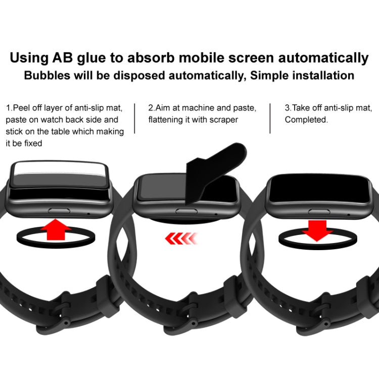 For Samsung Galaxy Fit3 IMAK Plexiglass HD Watch Protective Film - Screen Protector by imak | Online Shopping South Africa | PMC TechLife