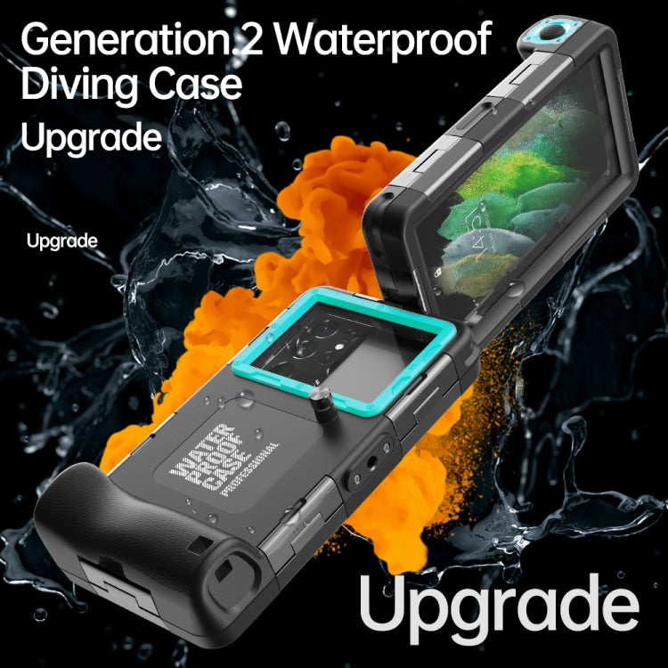 Diving Shell Gen2 Upgrade IP68 Waterproof Phone Case(Black Blue) - free shipping - PMC TechLife - Order now!