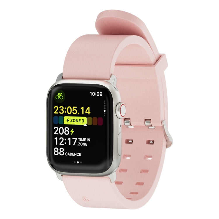 For Apple Watch 38mm Luminous Colorful Light Silicone Watch Band(Pink) - Watch Bands by PMC TechLife | Online Shopping South Africa | PMC TechLife