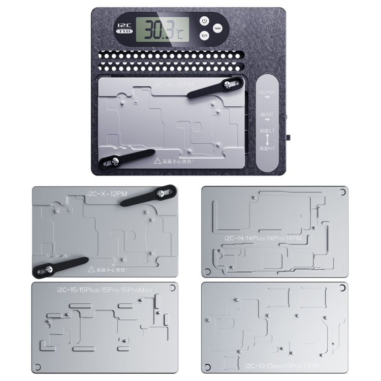 i2C T18 LCD Display PCB Motherboard Layered Desoldering Station For iPhone X-15 Pro Max, US Plug - Repair Platform by i2C | Online Shopping South Africa | PMC Jewellery | Buy Now Pay Later Mobicred