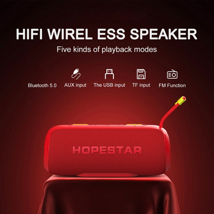 HOPESTAR P26 Outdoor Portable lPX6 Waterproof Dazzling Bluetooth Speaker(Camouflage) - free shipping - PMC Jewellery - Order now!