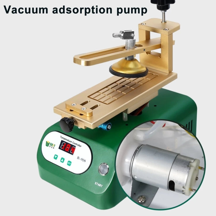 BEST B-918A 7 inch 220V Vacuum Pump LCD Screen Rotary Heating Platform Separator, EU Plug - free shipping - PMC TechLife - Order now!
