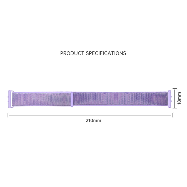 For Samsung Galaxy Fit 3 Woven Nylon Loop Watch Band(Army Green) - Watch Bands by PMC TechLife | Online Shopping South Africa | PMC TechLife