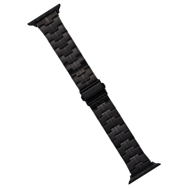 For Apple Watch SE 40mm Stainless Steel Watch Band(Black) - free shipping - PMC TechLife - Order now!
