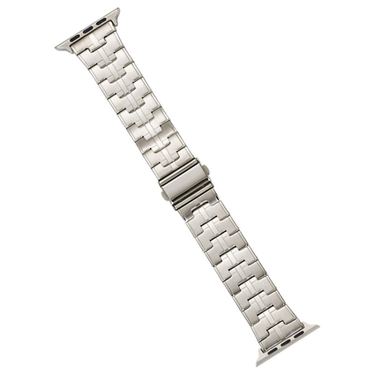 For Apple Watch SE 44mm Stainless Steel Watch Band(Starlight) - free shipping - PMC TechLife - Order now!