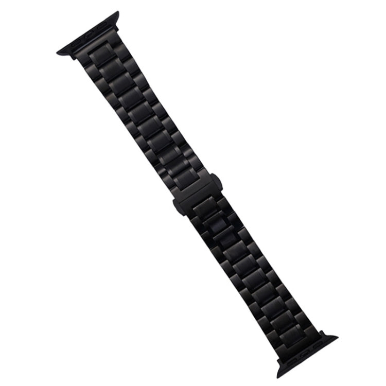For Apple Watch 38mm Five-Beads Stainless Steel Watch Band(Black) - free shipping - PMC TechLife - Order now!
