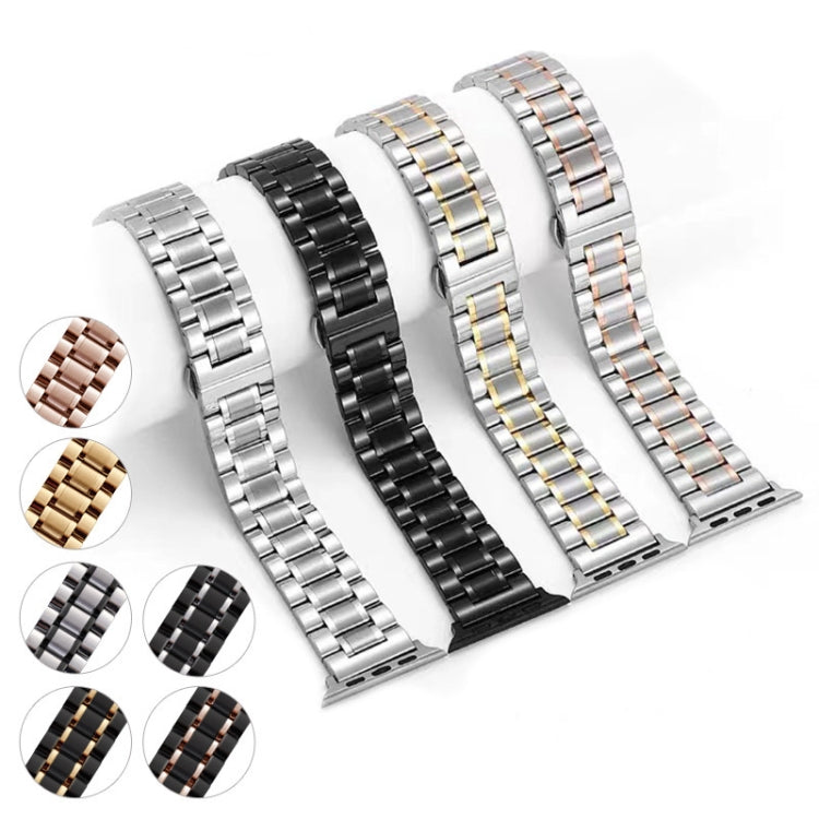For Apple Watch SE 40mm Five-Beads Stainless Steel Watch Band(Silver) - free shipping - PMC TechLife - Order now!