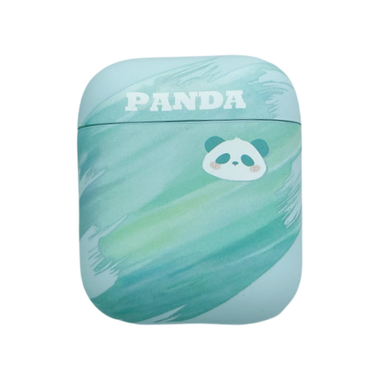 For AirPods 1/2 Panda PC Matte Earphone Protective Case - For AirPods 1/2 by PMC Jewellery | Online Shopping South Africa | PMC Jewellery | Buy Now Pay Later Mobicred