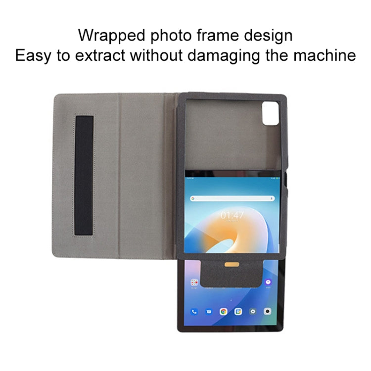 For T-Mobile REVVL Tab 5G 2023 Skin Texture Leather Tablet Case with Holder(Black) - Others by PMC TechLife | Online Shopping South Africa | PMC TechLife | Buy Now Pay Later Mobicred