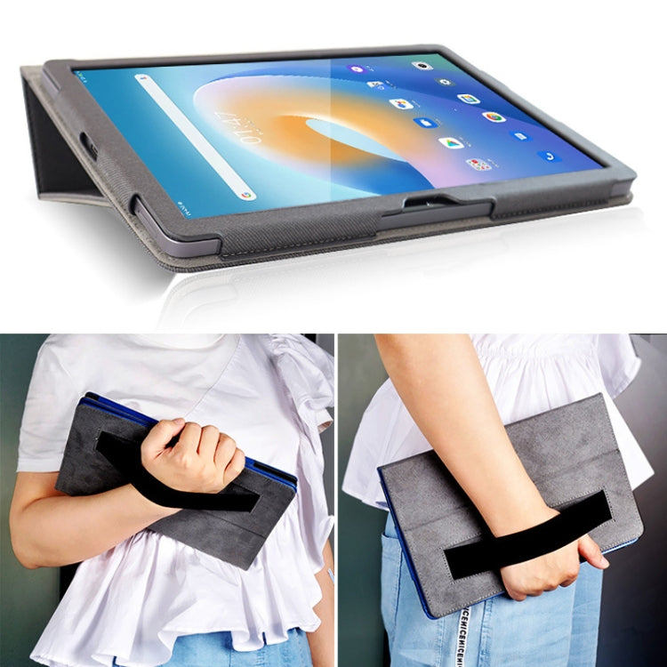 For T-Mobile REVVL Tab 5G 2023 Skin Texture Leather Tablet Case with Holder(Black) - Others by PMC TechLife | Online Shopping South Africa | PMC TechLife | Buy Now Pay Later Mobicred