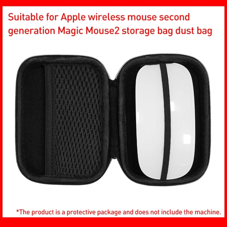 For Apple Magic Mouse 2 Wireless Mouse Dustproof Storage Bag(Black) - Digital Storage Bag by PMC Jewellery | Online Shopping South Africa | PMC Jewellery | Buy Now Pay Later Mobicred